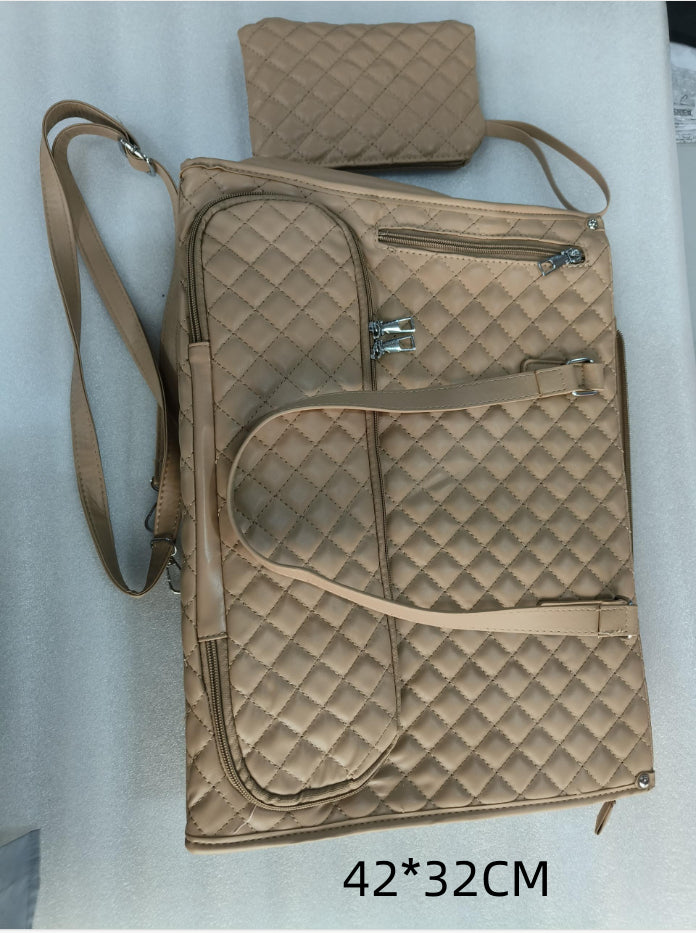 Fashionable Lunch Tote Bag Women's Thermal Insulation Lunch Box Leak-proof Crossbody Computer Storage Bag Quilted Large Capacity Handbag With Purse